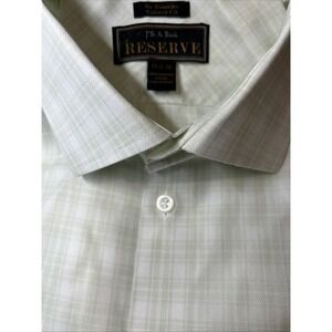 Jos. A. Banks Reserve Tailored Fit Long Sleeve Dress Shirt Men's Size 17 1/2 36